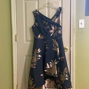 Formal navy cocktail dress